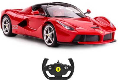 AS TRADERS Rechargeable Ferrari Style Remote Control Car With Opening Doors_RC17(Red)