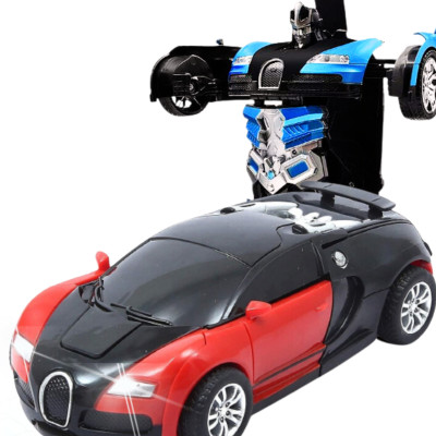 Vezimon Auto deformation robot car (NO REMOTE), transformation 2 in 1 robot car(Multicolor)