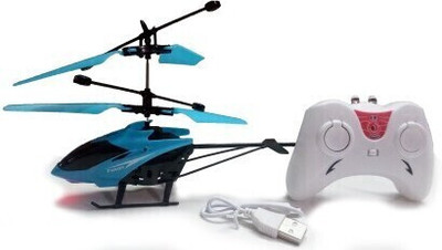 LoftNSoft Super Star Remote Control Exceed Helicopter / Chopper for Kids (Blue)(Multicolor)