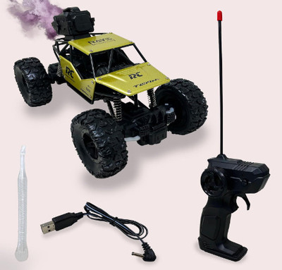 APJ enterprise Off Road High Speed Remote Control Rock Crawler Car Toy for Kids RC Car Toy(Golden)