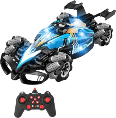 APJ enterprise Stunt Remote Control Smoke Car with Lights Toy for Kids Car High Speed Racer(Multicolor)