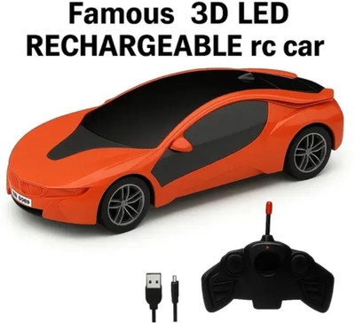 FS TOYS 3d famous car orange colour 3d remote control car(Orange)