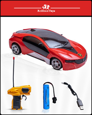 WELCO Wlco Presents-Rechargeable High Speed Racing RC Car For Kids.(Red)