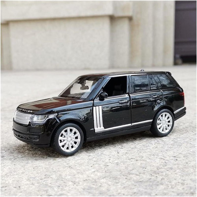 Ridhimani Range Rover Die Cast Metal Toy Car Model 1:32 with Openable Door For Kids(Black)