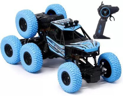NIYAMAT Remote Control Rock Climbing High Speed Monster Racing Car(Blue and Black)