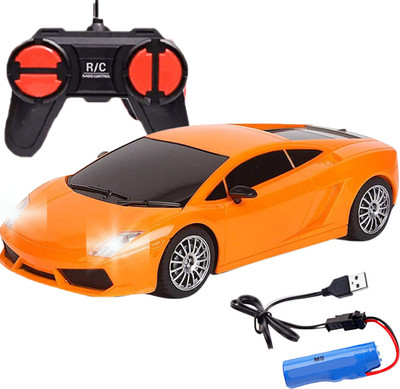 Vezimon super speed Racing remote control car, Mini 1:24 scale speed racing car for boys(Orange)