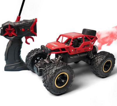 Mazedar play Offroader High Speed RC Car with Smoke Spray and Light(Red)