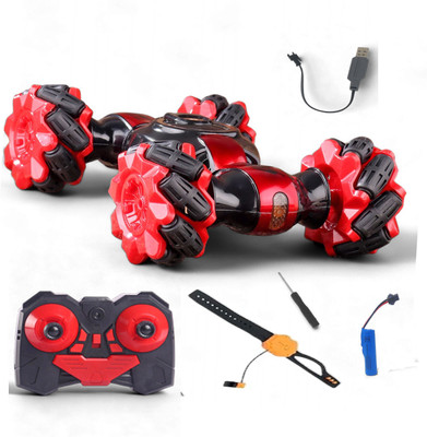 JOYWHIZ Rc Stunt Car Double Sided Rotating Off Road 2.4Ghz with hand Gesture Sensing_A1(Multicolor)