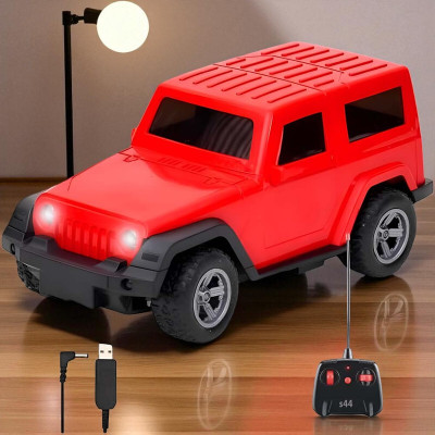 SNM97 Remote control Thar Rechargable RC Toys For Kids With Music_I67(Red)