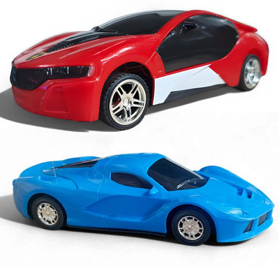 Magic Moments Remote Control Racing Car Combo – Model 6328 Red Car & 555 Yellow Speed Car(Red, Blue)