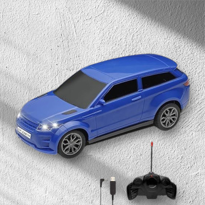 AS TRADERS 3D Famous Car Rechargeable Remote Control Toy B20(Blue)
