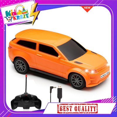 Kid Kraze Rechargeable Remote Control Racing Car Toy for Kids(Orange)
