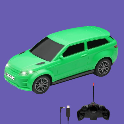 AS TRADERS 3D Famous Car Rechargeable Remote Control Toy G7(Green)