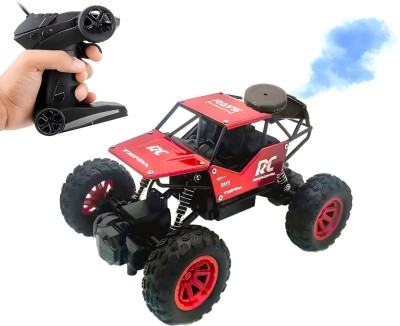 KIDDOZ KREATIONS Remote Control Rock car Mist Smoke Spray Function 1:20 RC Car(Multicolor)