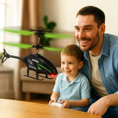 Vezimon Remote Control Flying Helicopter with Gravity Sensor Mini RC Quadcopter(Multicolor)