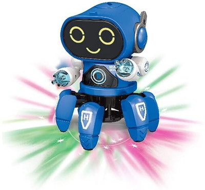 Velcon Bot Robot Toy Colorful Lights and Music All Direction Movement Dancing Robot toy(Multicolor)