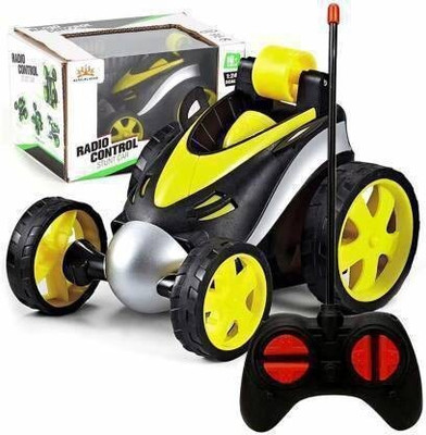 Skyler Collection Skyer Collection Stunt Car with Remote Control Battery and Charger Boys Toys(Yellow)