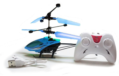 JOYWHIZ Super Ultimate Remote Control Exceed Helicopter / Chopper for Kids(Blue)