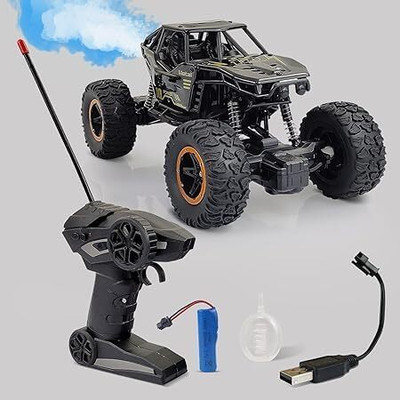 Anushka Toys Rechargeable Remote-Control Car Off-Road Rock Crawler Monster Truck Smoke(Multicolor)