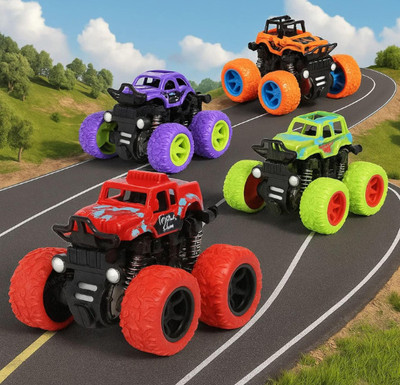 fizz Monster Truck Toy for Kids, Amazing Toys, FOR BABY(Green)