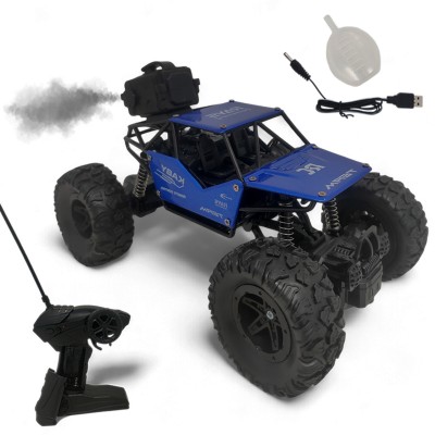 Aavkar creation Blue Rock Crawler Car With Mist Smoke And Fully Remote Control Car(Multicolor)