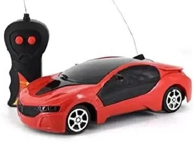 HK Toys Fast 3D modern car with remote controller for kids(Multicolor)