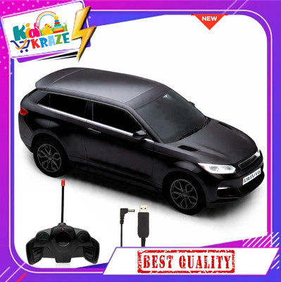 Kid Kraze Rechargeable Remote Control Racing Car Toy for Kids(Black)