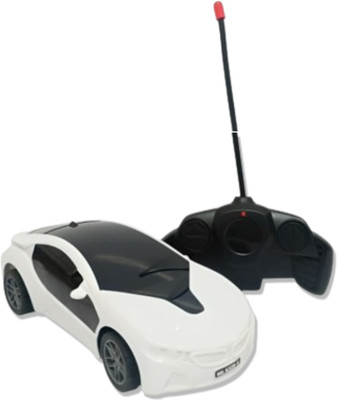 DEVPRIYA LLP Famous 3D Remote Control High Speed Racing Car Toy for Kids(White)