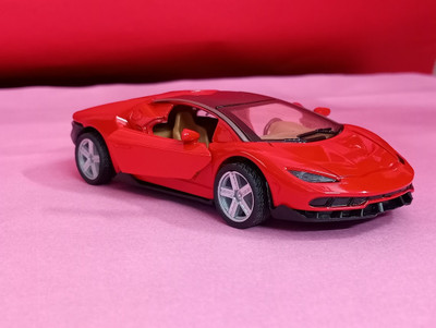 RAMSHREE Die-Cast Lamborghini Sports Car 1:24 Scale(Red)