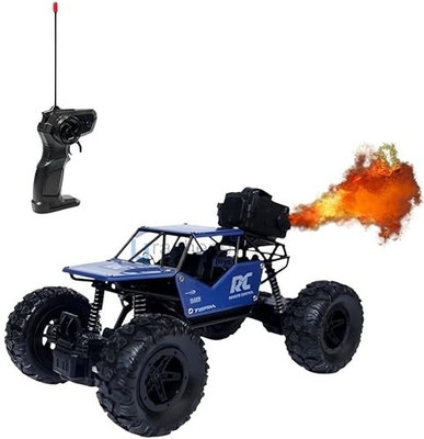 Pepstter Remote Control Car 1:18 Rock Crawler Water Mist Spray High Speed RC Car(Multicolor)