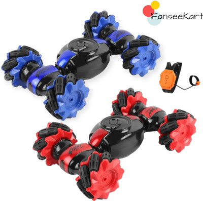 FANSEEKART Rc Stunt Remote Control car Rotating Off Road 2.4Gh with hand Gesture Sensing_A5(Multicolor)