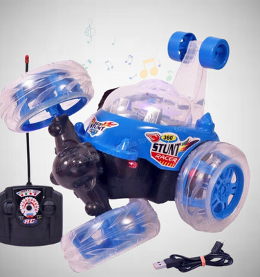 Premchand interprises Remote Control Rechargeable 360 Degree Twisting Stunt Car_10(Multicolor)