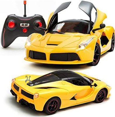 RG TRADERS Remote Control Car for Kids Rechargeable with Opening Door _Y26(Yellow)