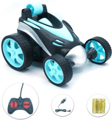 Skyler Collection Skyer Collection Four-Way Small Remote Control Stunt Car(Blue)