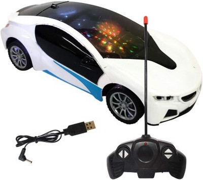 Skyler Collection Skyer Collection Chargeable 3D Remote Control Lighting Famous Car(White)