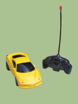AS TRADERS Famous Car Rechargeable Remote Control Toy Y13(Yellow)