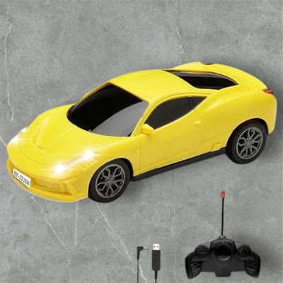 AS TRADERS Famous Car Rechargeable Remote Control Toy Y1(Yellow)