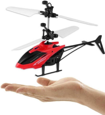 JRCLUB Exceed Induction Type 2-in-1 Flying Helicopter with Remote (Red)(Red)