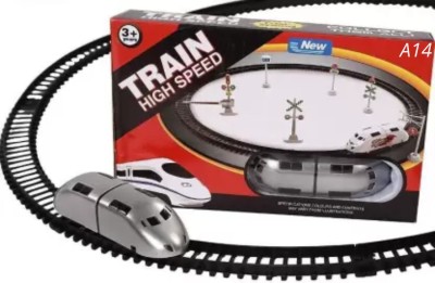 tryzens Metro Electric Railway Toy Train Set with Track for Kids (PACK OF 1) A14(Multicolor)