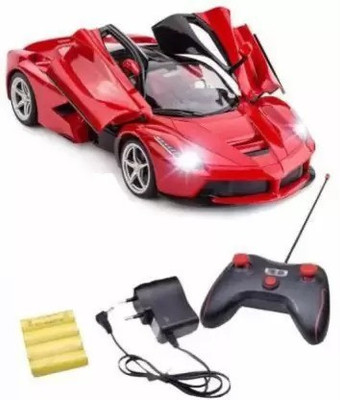 AS TRADERS Rechargeable Super Remote Control Car With Opening Doors_RC123(Red)