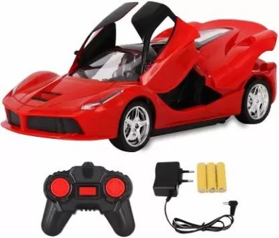 AS TRADERS Rechargeable Super Remote Control Car With Opening Doors_RC122(Red)