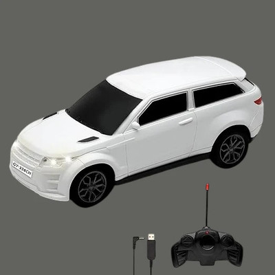TOYACHI 3D Famous Car Rechargeable Remote Control Toy W5(White)