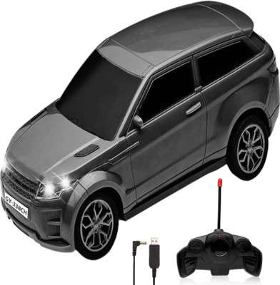 KAVANA Famous Car Remote Control 3D with LED Lights, Chargeable 89(Multicolor)
