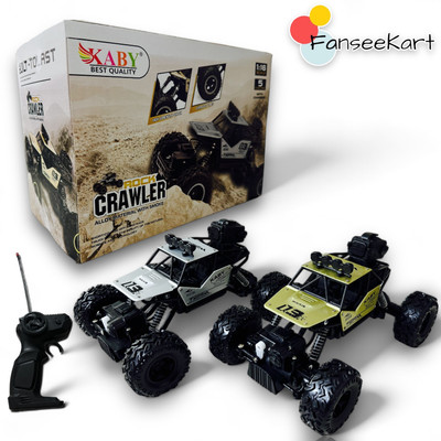 FANSEEKART Remote Control 1:18 Rock Crawler Metal High Speed 4X4 Rechargeable Car_FNS8(Blue)