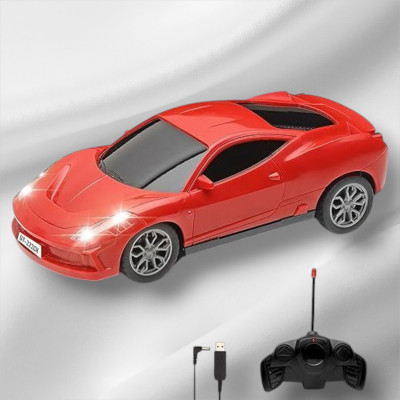 AS TRADERS Famous Car Rechargeable Remote Control Toy R7(Red)