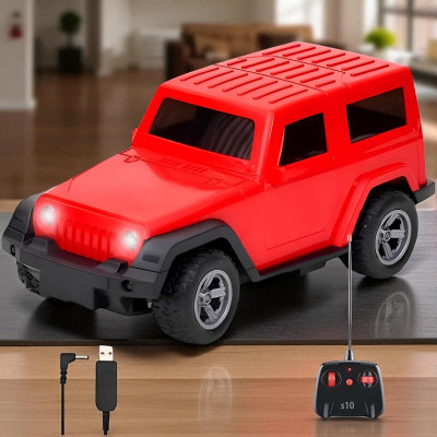 SNM97 Remote control Thar Rechargable RC Toys For Kids With Music_I29(Red)
