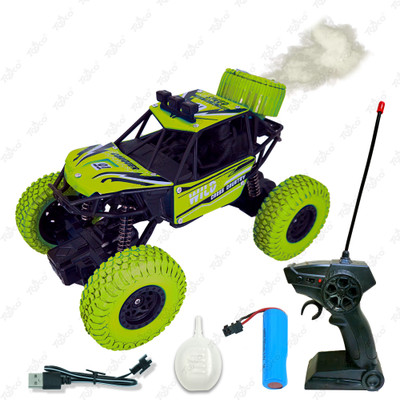 Toyco 1:16 Rock Crawler Offroad Monster RC Car with Smoke Function & Rechargeable Car(Multicolor)