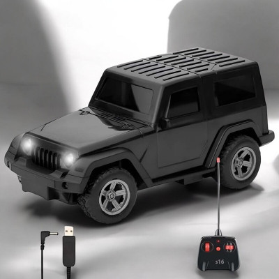 Kid Kraze Remote control Thar Rechargable RC Toys For Kids With Music_E24(Black)