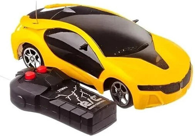HK Toys Remote Control Fast Modern Car With 3D Light Toy for Kids(Multicolor)