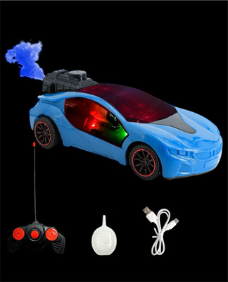 Xcillince Toys Presents Remote Control Smoke BMW car With 3d Light(Multicolor)